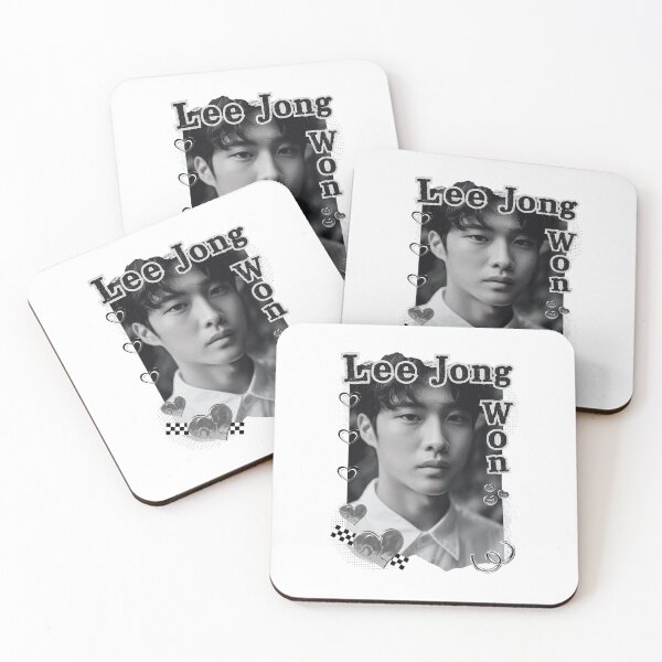 Item preview, Lee Jong Won Korean Actor Kdrama Black and White Collage Digital Art Portrait designed and sold by AJUNICE STUDIO.