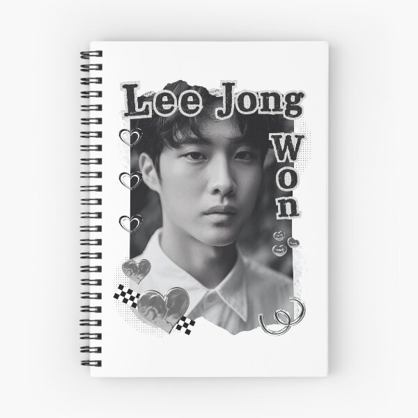 Item preview, Lee Jong Won Korean Actor Kdrama Black and White Collage Digital Art Portrait designed and sold by AJUNICE STUDIO.