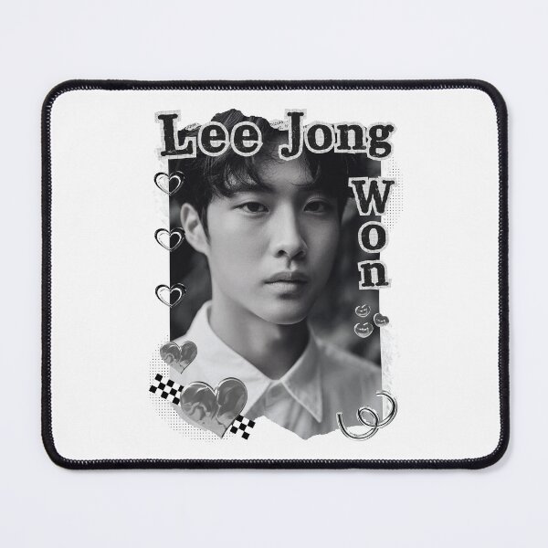 Item preview, Lee Jong Won Korean Actor Kdrama Black and White Collage Digital Art Portrait designed and sold by AJUNICE STUDIO.