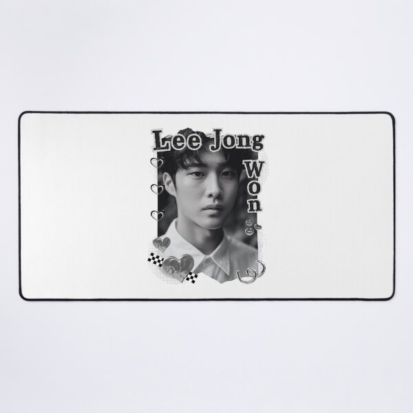 Item preview, Lee Jong Won Korean Actor Kdrama Black and White Collage Digital Art Portrait designed and sold by AJUNICE STUDIO.