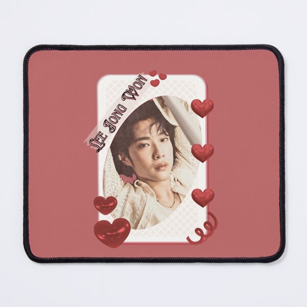 Item preview, Lee Jong Won Korean Actor Kdrama Card Red Aesthetic Collage Design designed and sold by AJUNICE STUDIO.