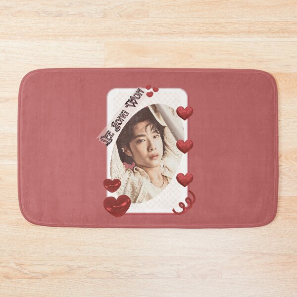 Item preview, Lee Jong Won Korean Actor Kdrama Card Red Aesthetic Collage Design designed and sold by AJUNICE STUDIO.