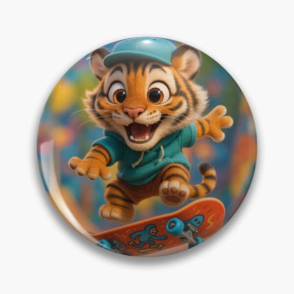 Item preview, Skater South China Tiger designed and sold by Sillytoe.