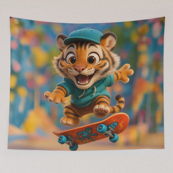 Item preview, Skater South China Tiger designed and sold by Sillytoe.