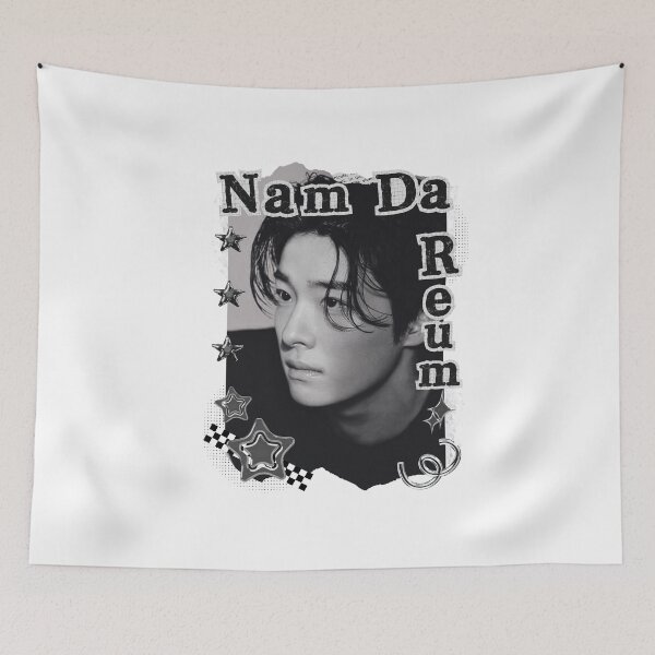 Item preview, Nam Da-reum (남다름) Korean Actor Kdrama Black and White Collage Digital Art Portrait designed and sold by AJUNICE STUDIO.