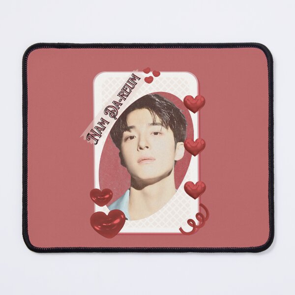 Item preview, Nam Da-reum (남다름) Korean Actor Kdrama Card Red Aesthetic Collage Design designed and sold by AJUNICE STUDIO.