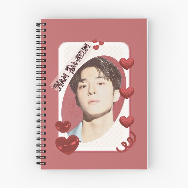 Item preview, Nam Da-reum (남다름) Korean Actor Kdrama Card Red Aesthetic Collage Design designed and sold by AJUNICE STUDIO.