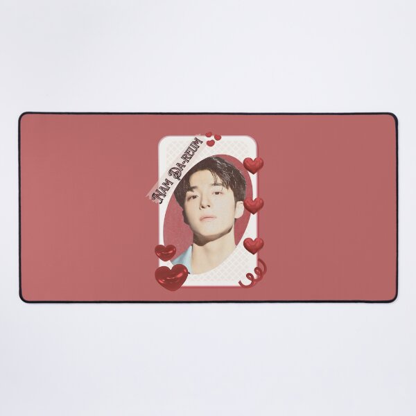 Item preview, Nam Da-reum (남다름) Korean Actor Kdrama Card Red Aesthetic Collage Design designed and sold by AJUNICE STUDIO.