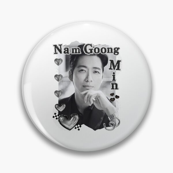 Item preview, Nam Goong-min (남궁민)) Korean Actor Kdrama Black and White Collage Digital Art Portrait designed and sold by AJUNICE STUDIO.