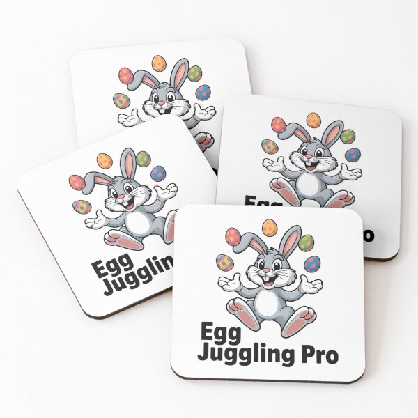 Item preview, Egg Juggling Pro | Funny Easter Bunny Design | Playful Spring Holiday Art | Whimsical Egg Hunt Humor designed and sold by PaintedPixels01.