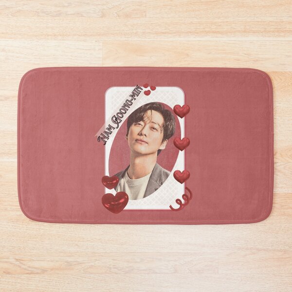 Item preview, Nam Goong-min (남궁민)) Korean Actor Kdrama Card Red Aesthetic Collage Design designed and sold by AJUNICE STUDIO.