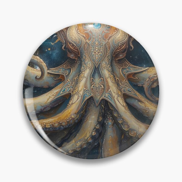 Item preview, golden octopus pattern designed and sold by saly55887.