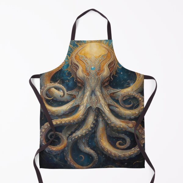 Item preview, golden octopus pattern designed and sold by saly55887.