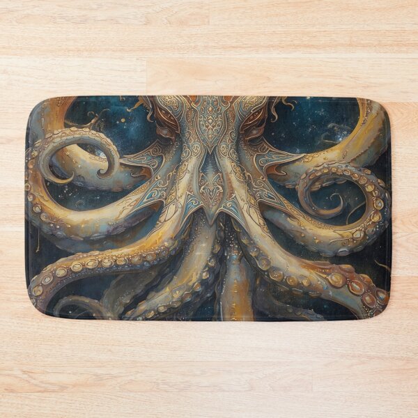 Item preview, golden octopus pattern designed and sold by saly55887.