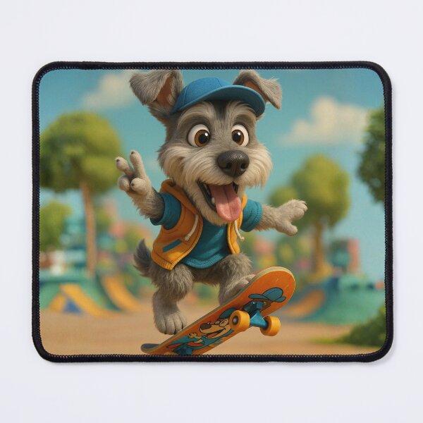 Item preview, Skater Standard Schnauzer 1 designed and sold by Sillytoe.