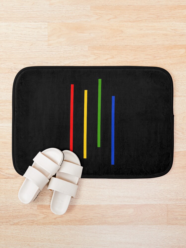 Thumbnail 1 of 6, Bath Mat, ZX Spectrum Color Stripes designed and sold by ZX-Spectrum.