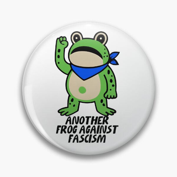 Item preview, Another Frog Against Fascism designed and sold by Prickly Cactus Collage.