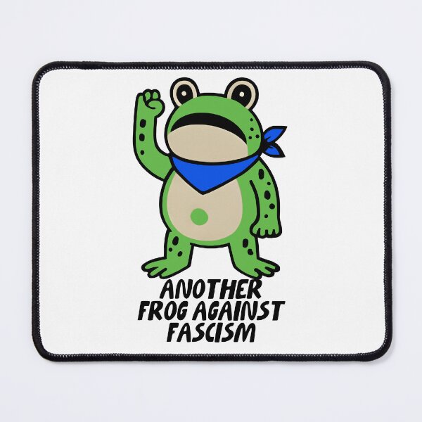 Item preview, Another Frog Against Fascism designed and sold by Prickly Cactus Collage.