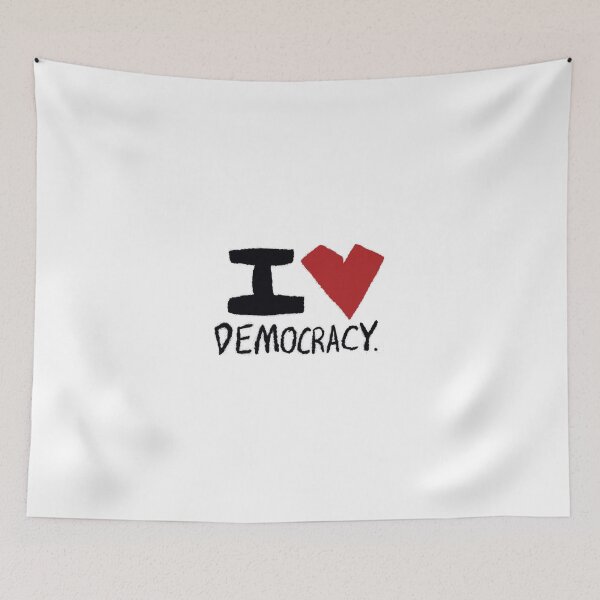 Item preview, I Love Democracy designed and sold by hellabella007.