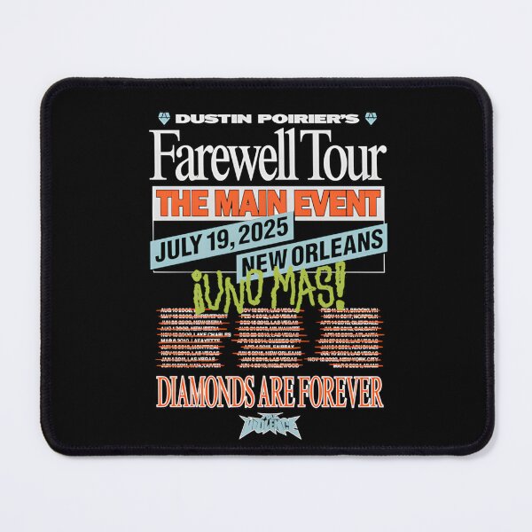 Item preview, Dustin Poirier "The Farewell Tour" Diamonds Are Forever designed and sold by JeyVel.