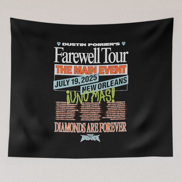 Item preview, Dustin Poirier "The Farewell Tour" Diamonds Are Forever designed and sold by JeyVel.