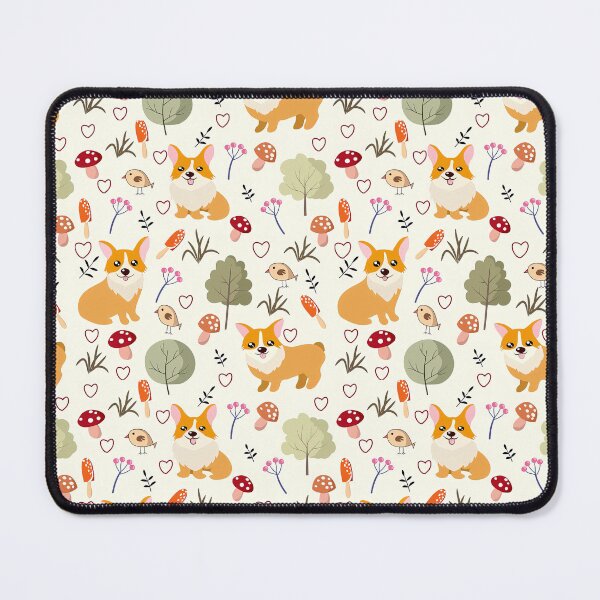 Item preview, Corgi Dog Pattern, Crog Dog Seamless Pattern, Corgi Dog designed and sold by graphic-genie.