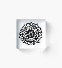Pen Ink Series: Kaleidoscope 2 Acrylic Block