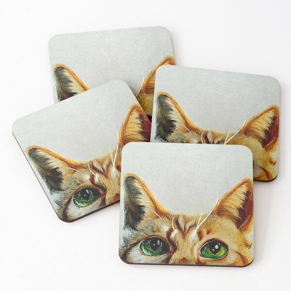 Item preview, Cat - Orange Tabby Peeking Face designed and sold by The Pet Shop.