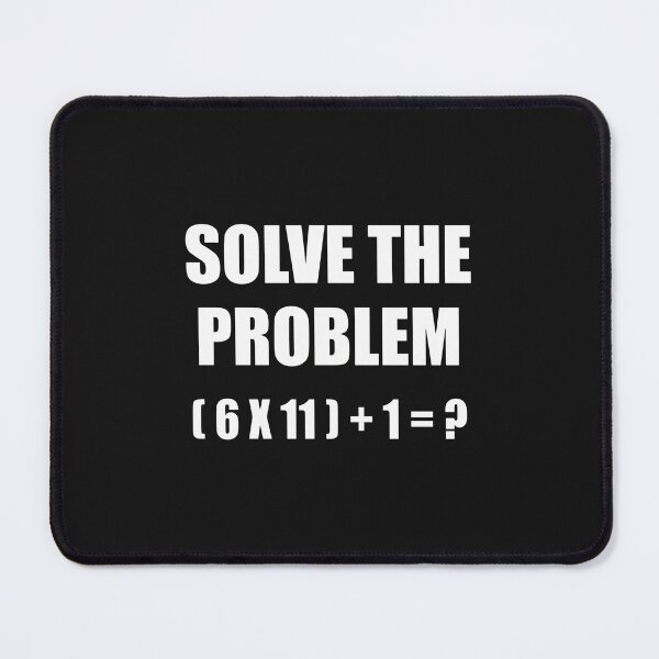 Item preview, Solve The Problem Math Teacher Joke 67 Funny Six Seven Meme designed and sold by grumpzara.