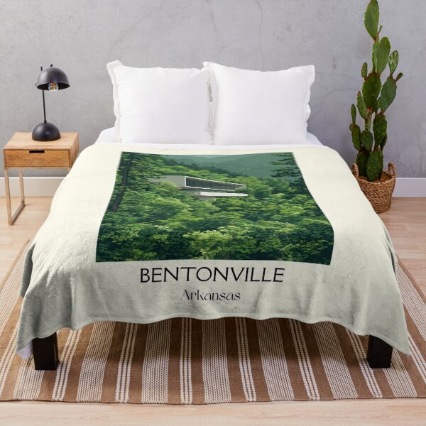 Item preview, Impresión artística de arquitectura moderna de Bentonville, Arkansas designed and sold by TuncGK.