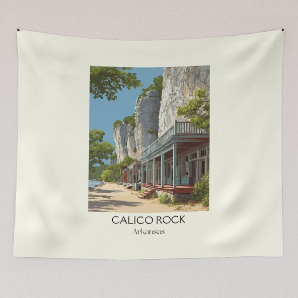 Item preview, Calico Rock Arkansas White River Art Print designed and sold by TuncGK.