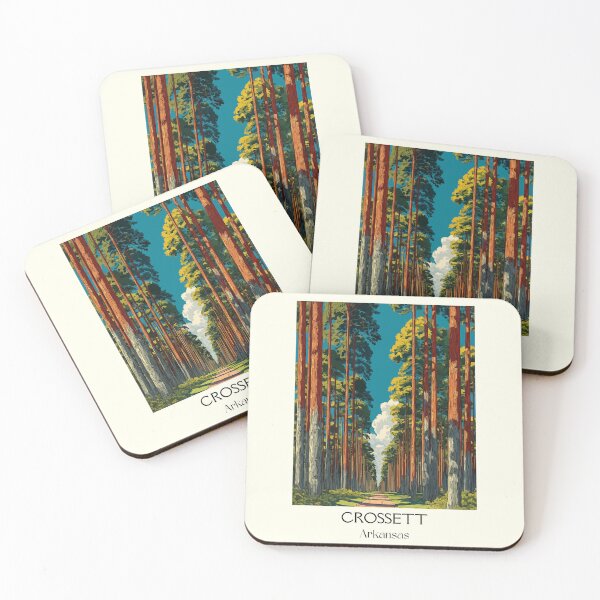 Item preview, Crossett Arkansas Pine Forest Art Print designed and sold by TuncGK.