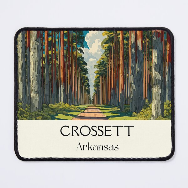 Item preview, Crossett Arkansas Pine Forest Art Print designed and sold by TuncGK.