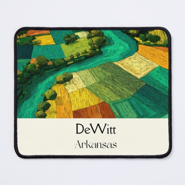 Item preview, DeWitt Arkansas Rice Fields Art Print designed and sold by TuncGK.