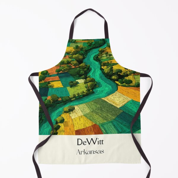 Item preview, DeWitt Arkansas Rice Fields Art Print designed and sold by TuncGK.