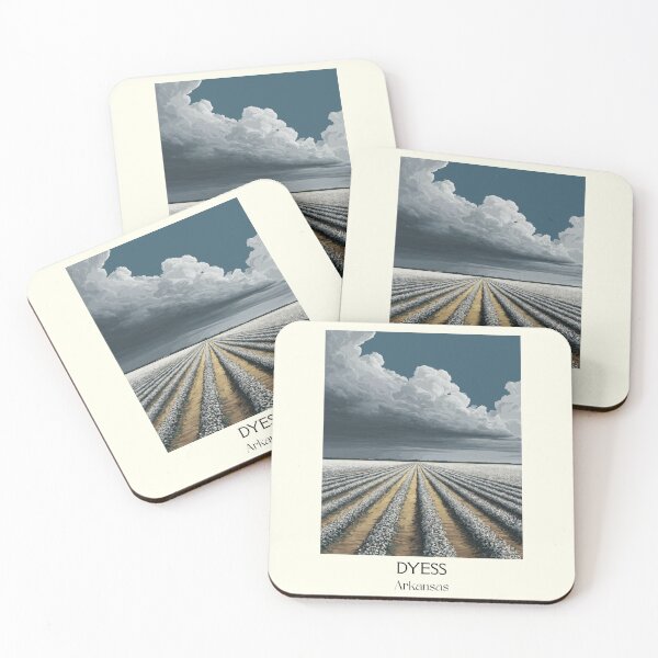 Item preview, Dyess Arkansas Cotton Fields Art Print designed and sold by TuncGK.