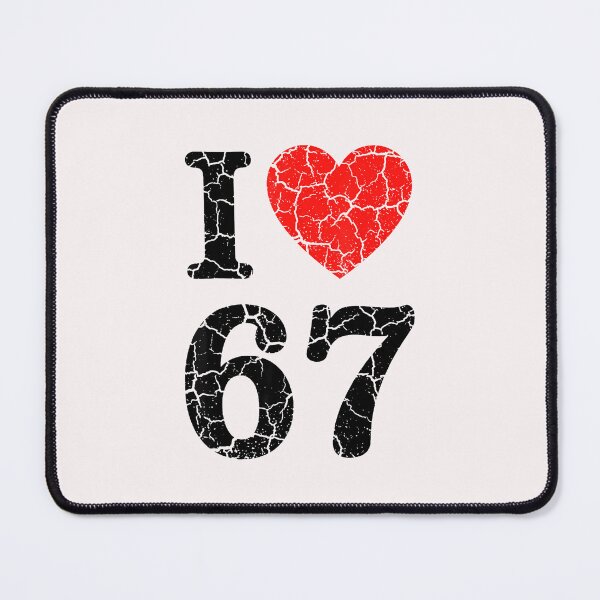 Item preview, Retro I Love 67 Funny Meme I Love Six Seven designed and sold by grumpzara.