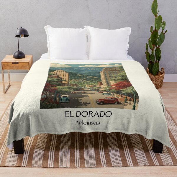 Item preview, El Dorado Arkansas Historic Downtown Art Print designed and sold by TuncGK.
