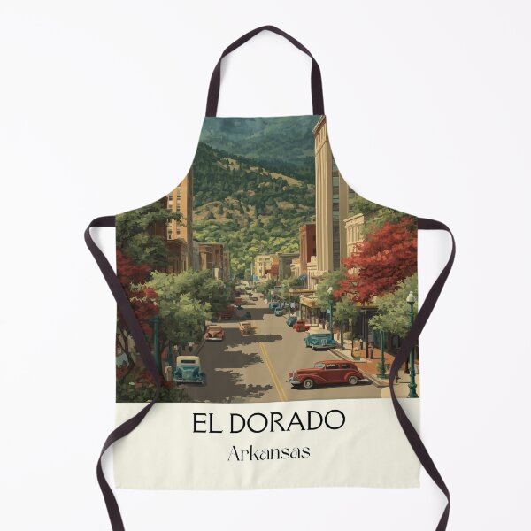Item preview, El Dorado Arkansas Historic Downtown Art Print designed and sold by TuncGK.