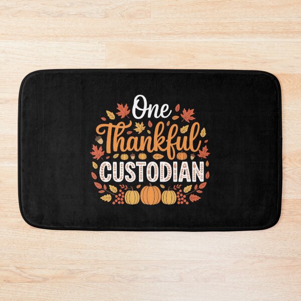 Item preview, One Thankful Custodian Funny Fall Autumn Thanksgiving designed and sold by LeeEvans222.
