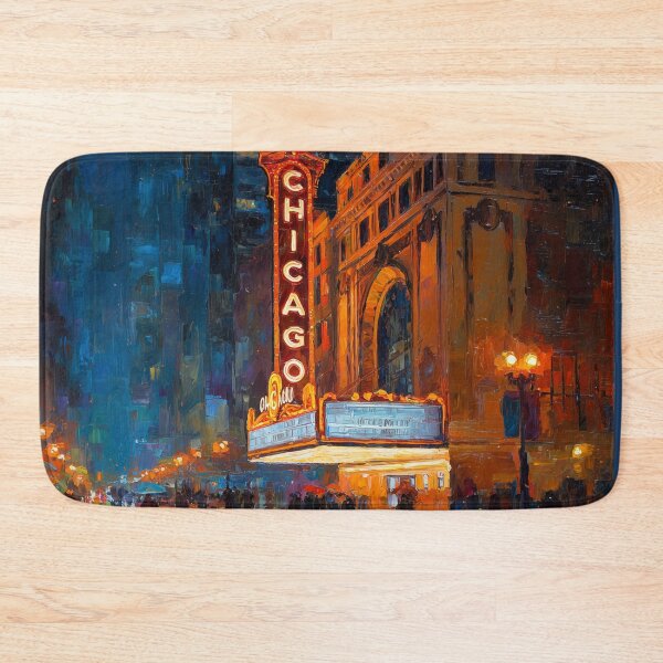 Item preview, Chicago Nights in Neon Rain designed and sold by ArgentoArt.
