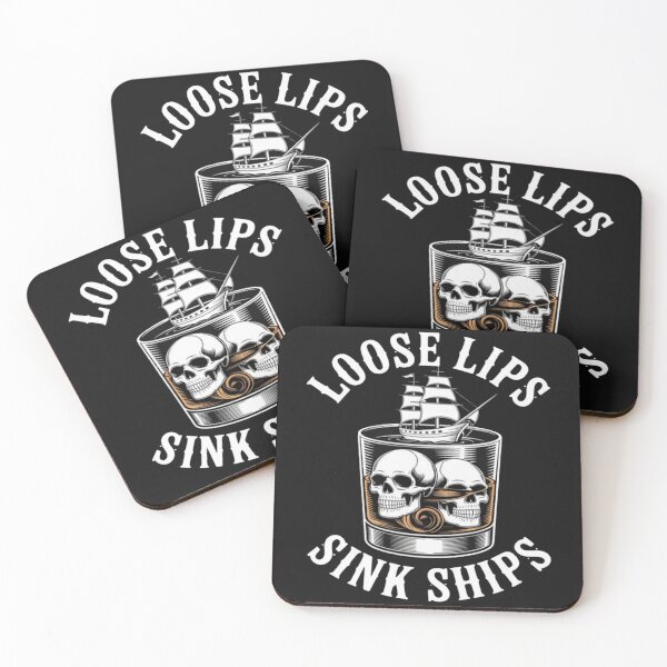 Item preview, Loose Lips Sink Ships Funny Sarcastic designed and sold by Vastingan.