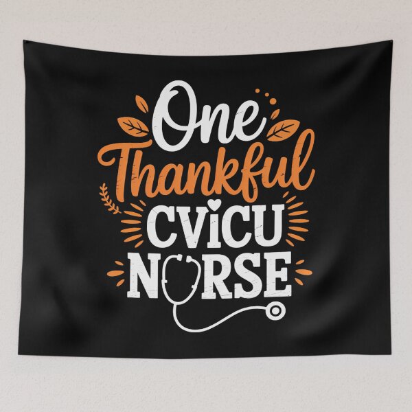 Item preview, One Thankful CVICU Nurse Fall Thanksgiving Autumn designed and sold by LeeEvans222.