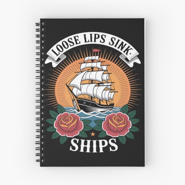 Aperçu de l'œuvre Les lèvres lâches font couler les navires, drôle créée et vendue par Vastingan.