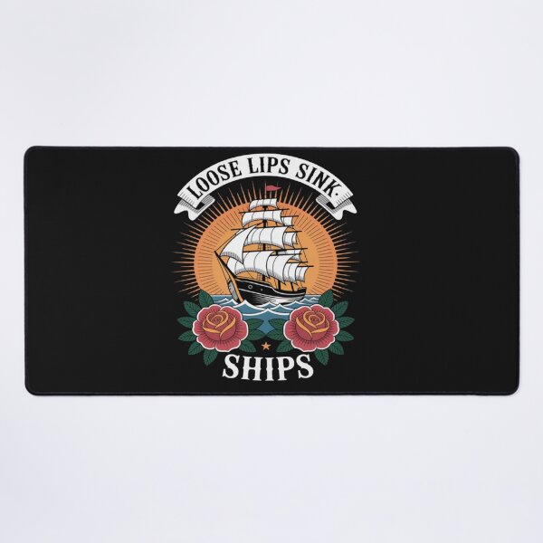 Item preview, Loose Lips Sink Ships Funny designed and sold by Vastingan.