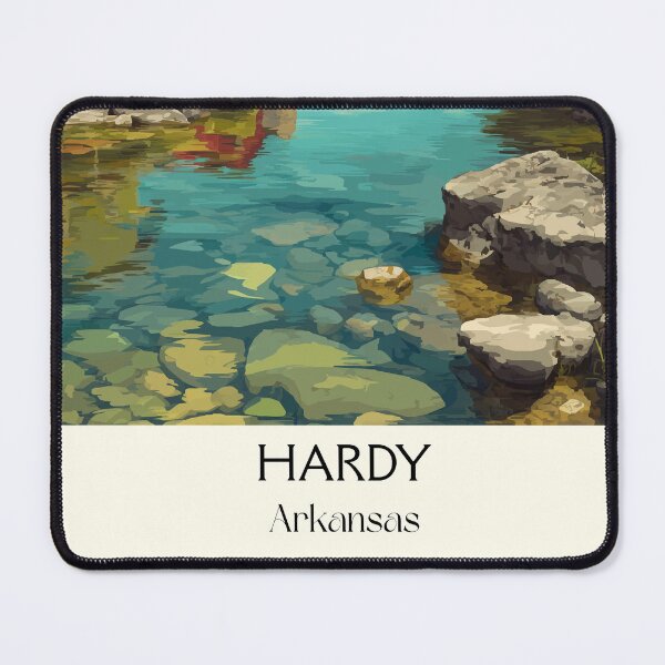 Item preview, Hardy Arkansas Spring River Town Art Print designed and sold by TuncGK.