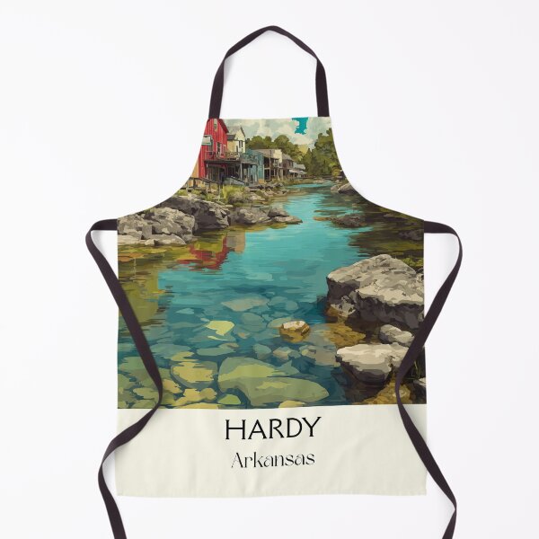 Item preview, Hardy Arkansas Spring River Town Art Print designed and sold by TuncGK.