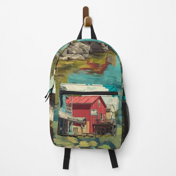 Item preview, Hardy Arkansas Spring River Town Art Print designed and sold by TuncGK.