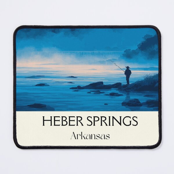 Item preview, Heber Springs Arkansas Lakeside Art Print designed and sold by TuncGK.