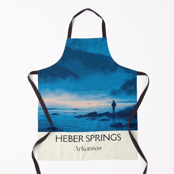 Item preview, Heber Springs Arkansas Lakeside Art Print designed and sold by TuncGK.